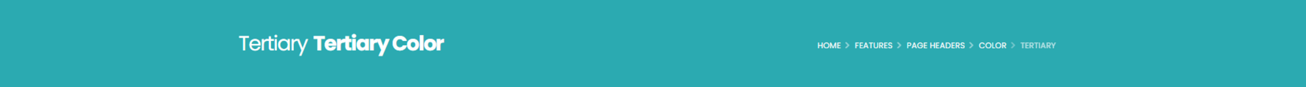 Color Tertiary